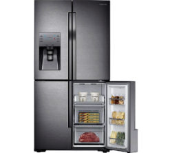 SAMSUNG  RF56J9040SR/EU American-Style Fridge Freezer - Stainless Steel